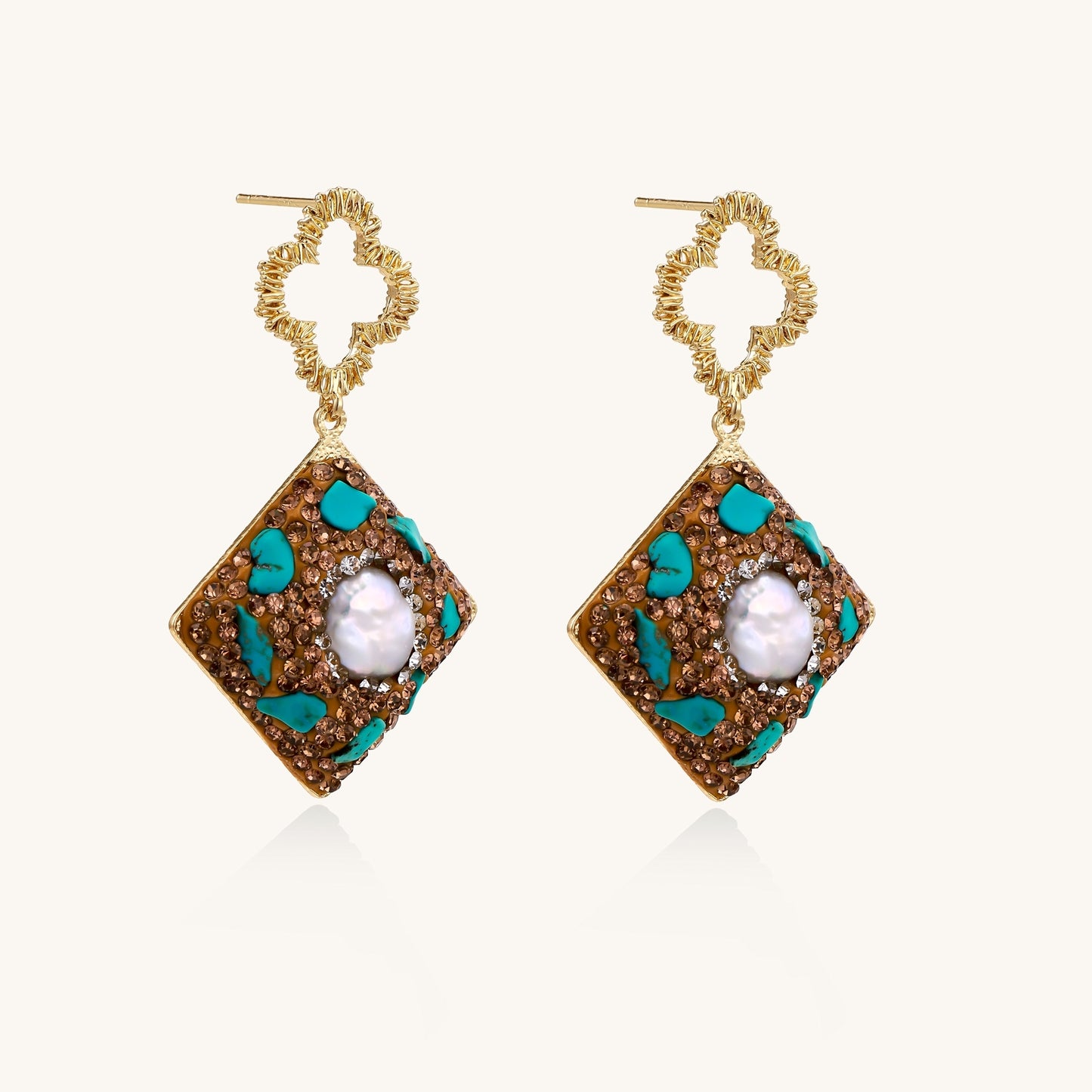 Luminous Mosaic Pearl Drops