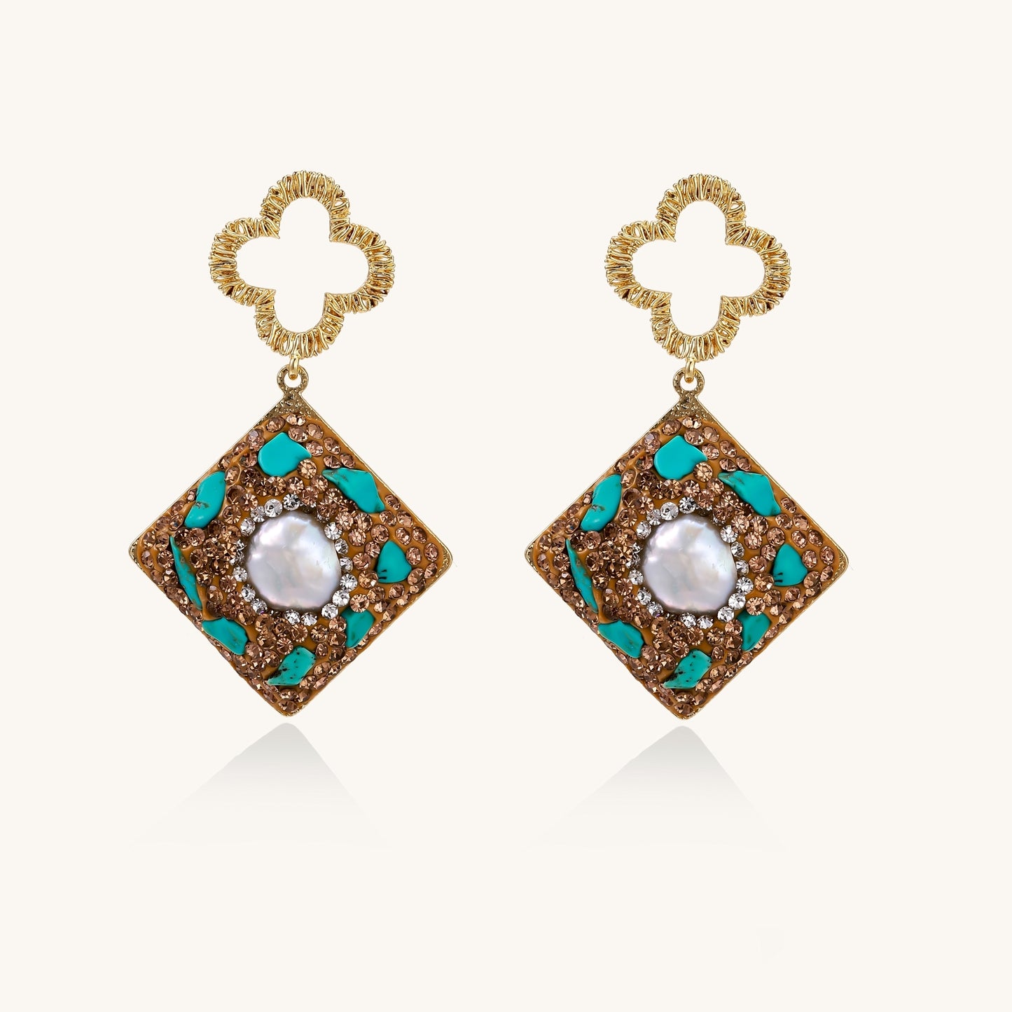 Luminous Mosaic Pearl Drops