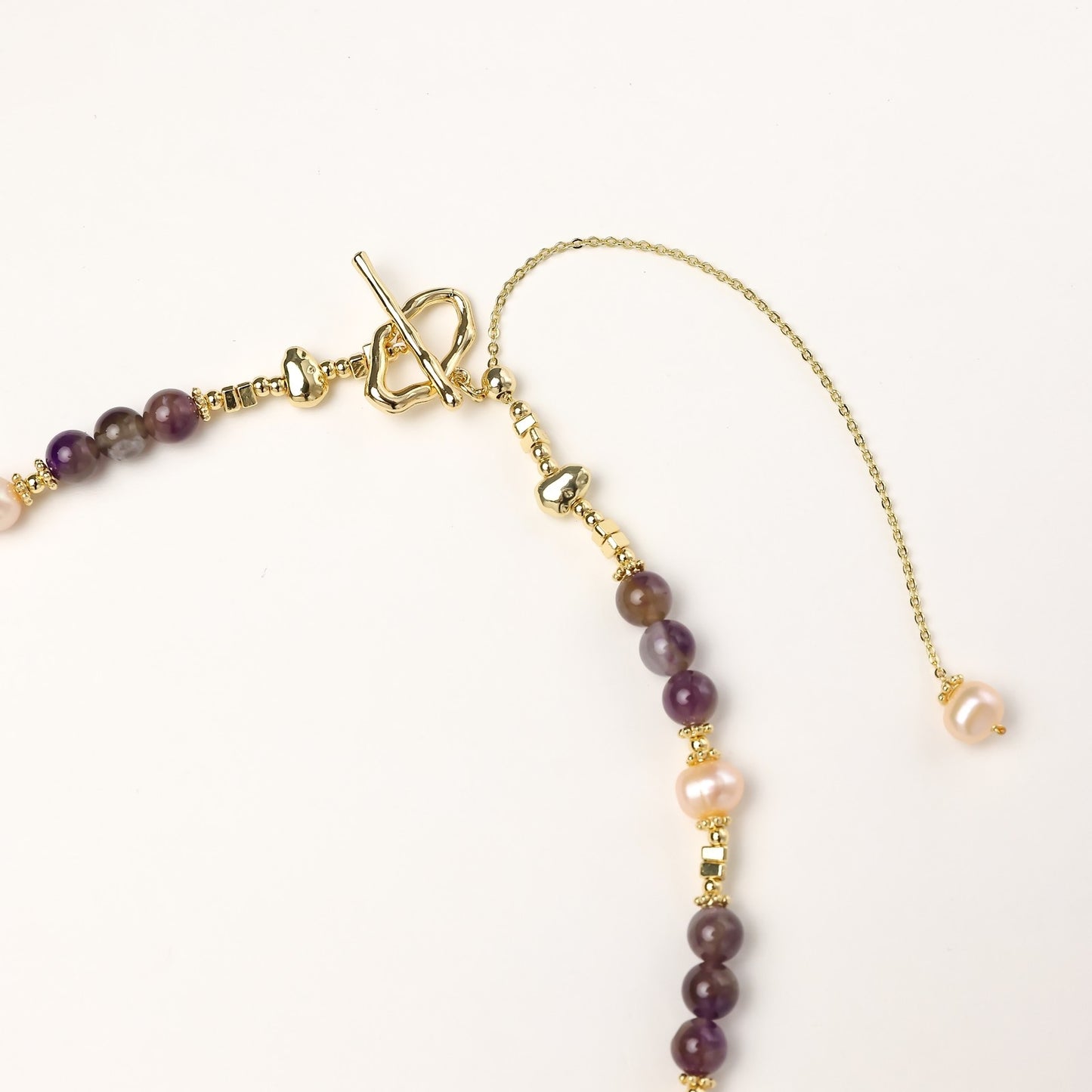 Between Intention and Intuition Pearl Necklace