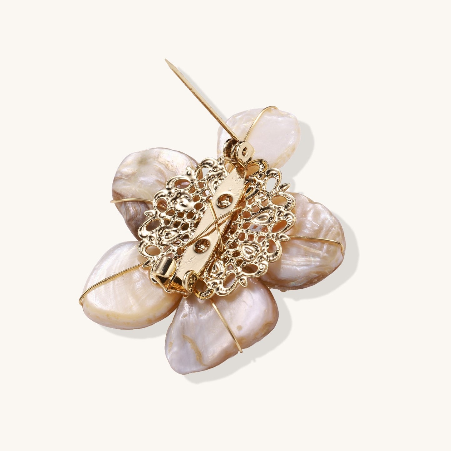 Eternal Bloom Pearl Brooch