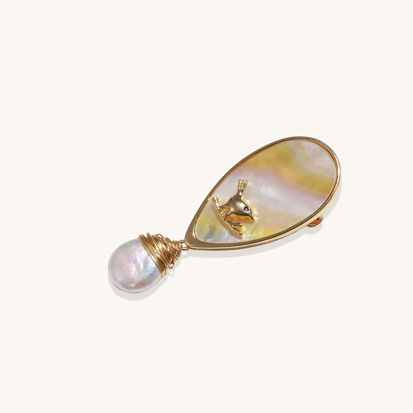 Grounding Comfort Pearl Pin