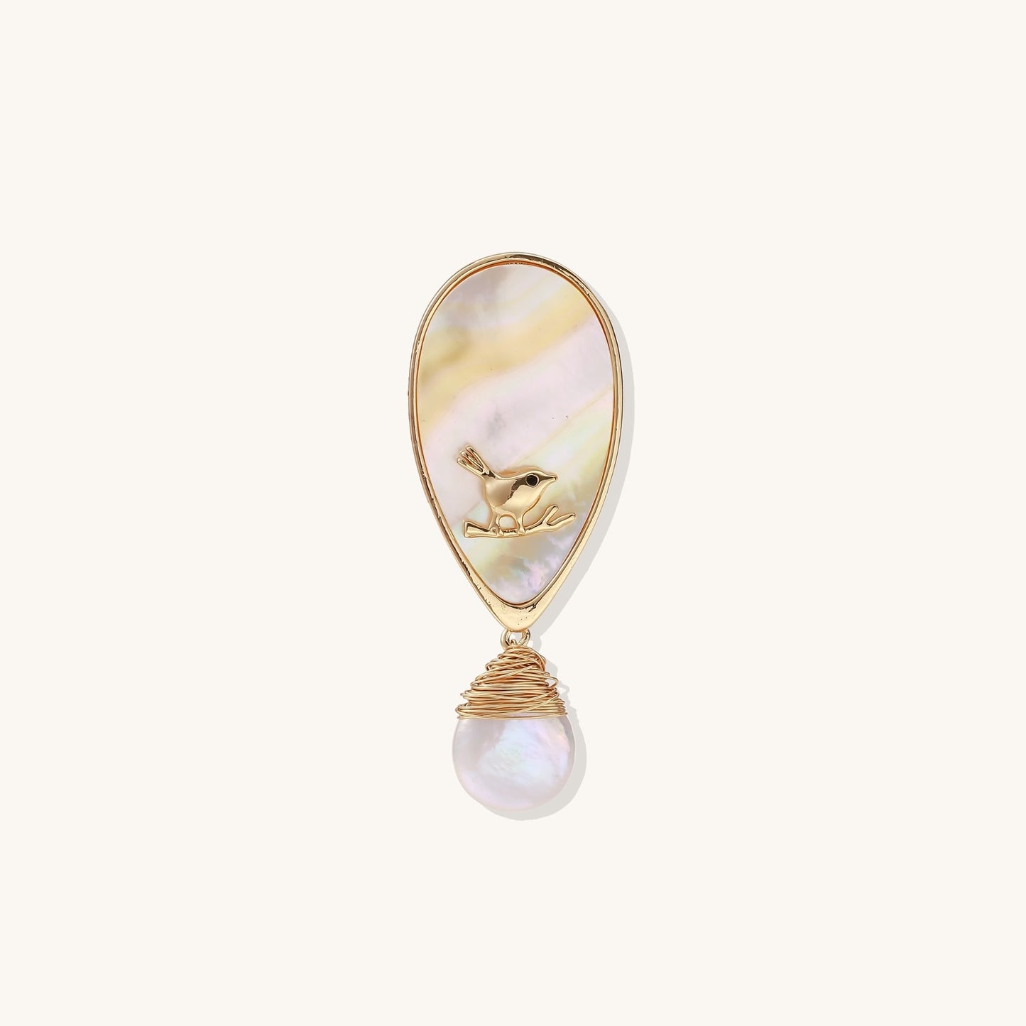 Grounding Comfort Pearl Pin