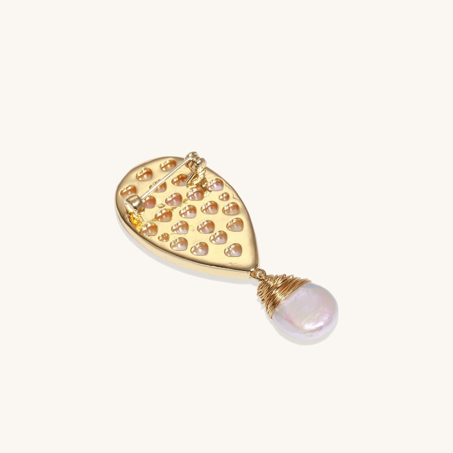 Grounding Comfort Pearl Pin