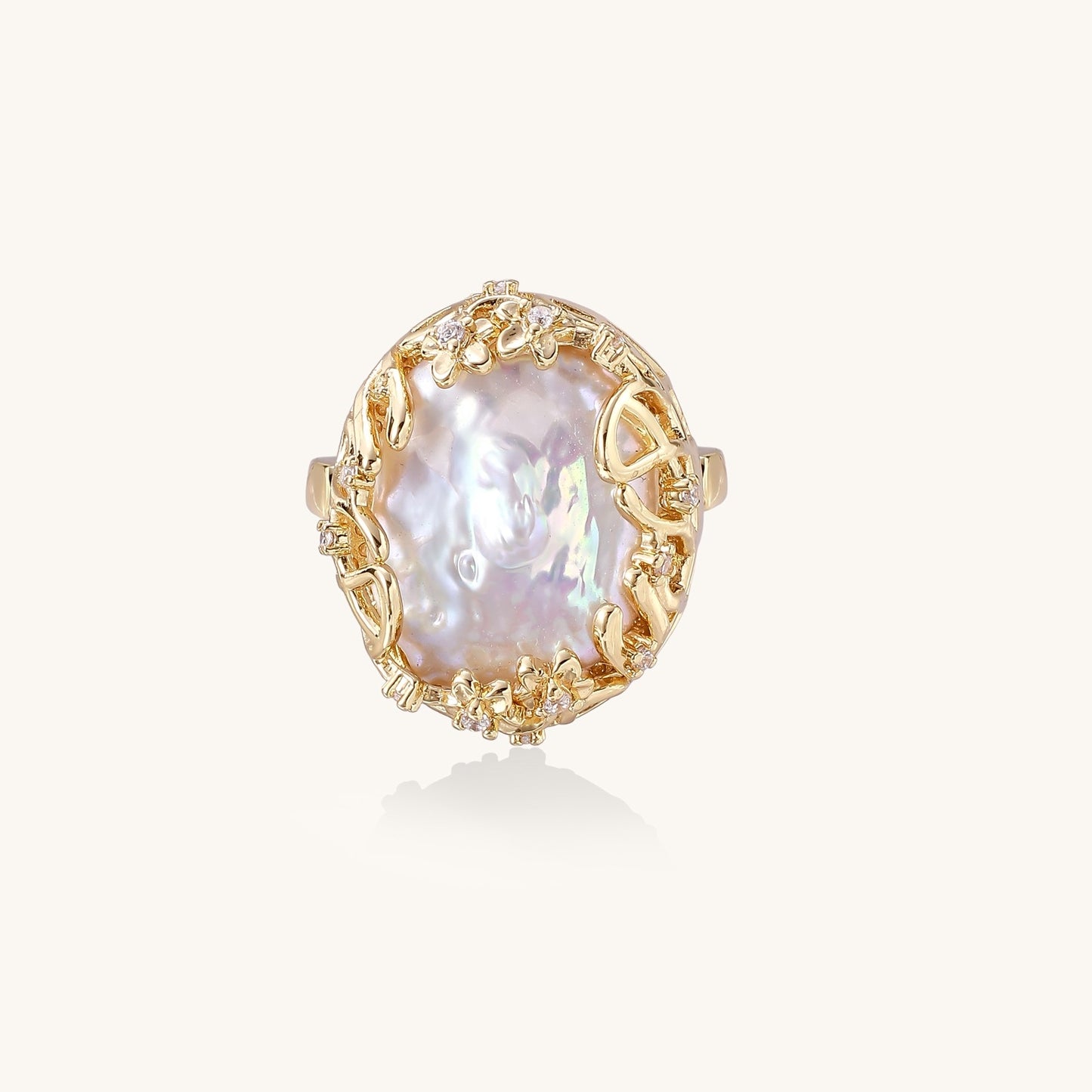 Self-Acceptance Reminder Pearl Ring