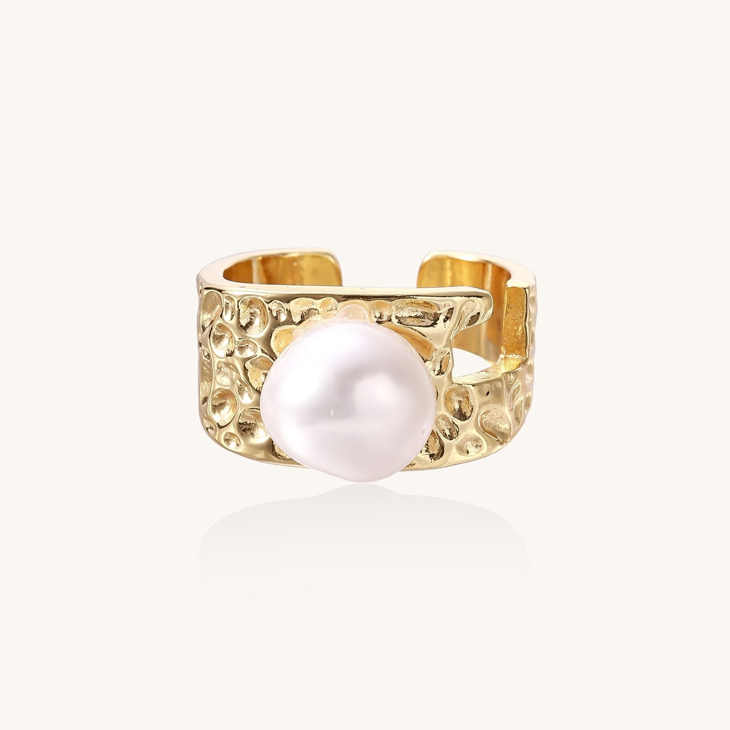 Whisper of the Ocean Pearl Ring
