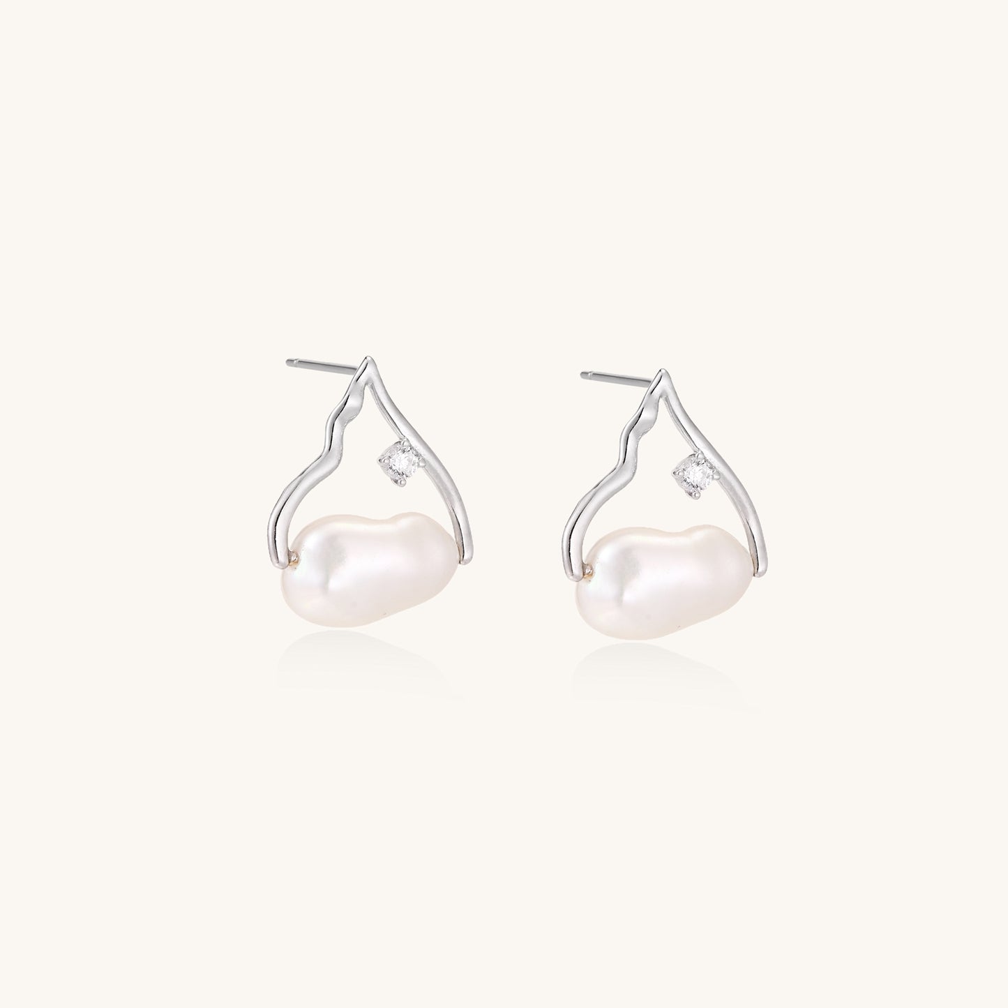 Moonbeam Teardrop Earrings