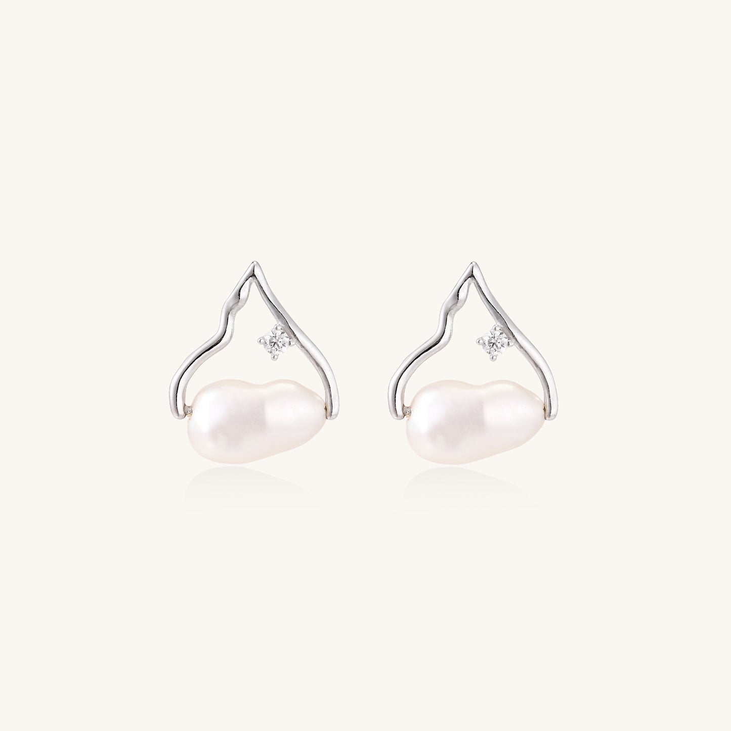 Moonbeam Teardrop Earrings