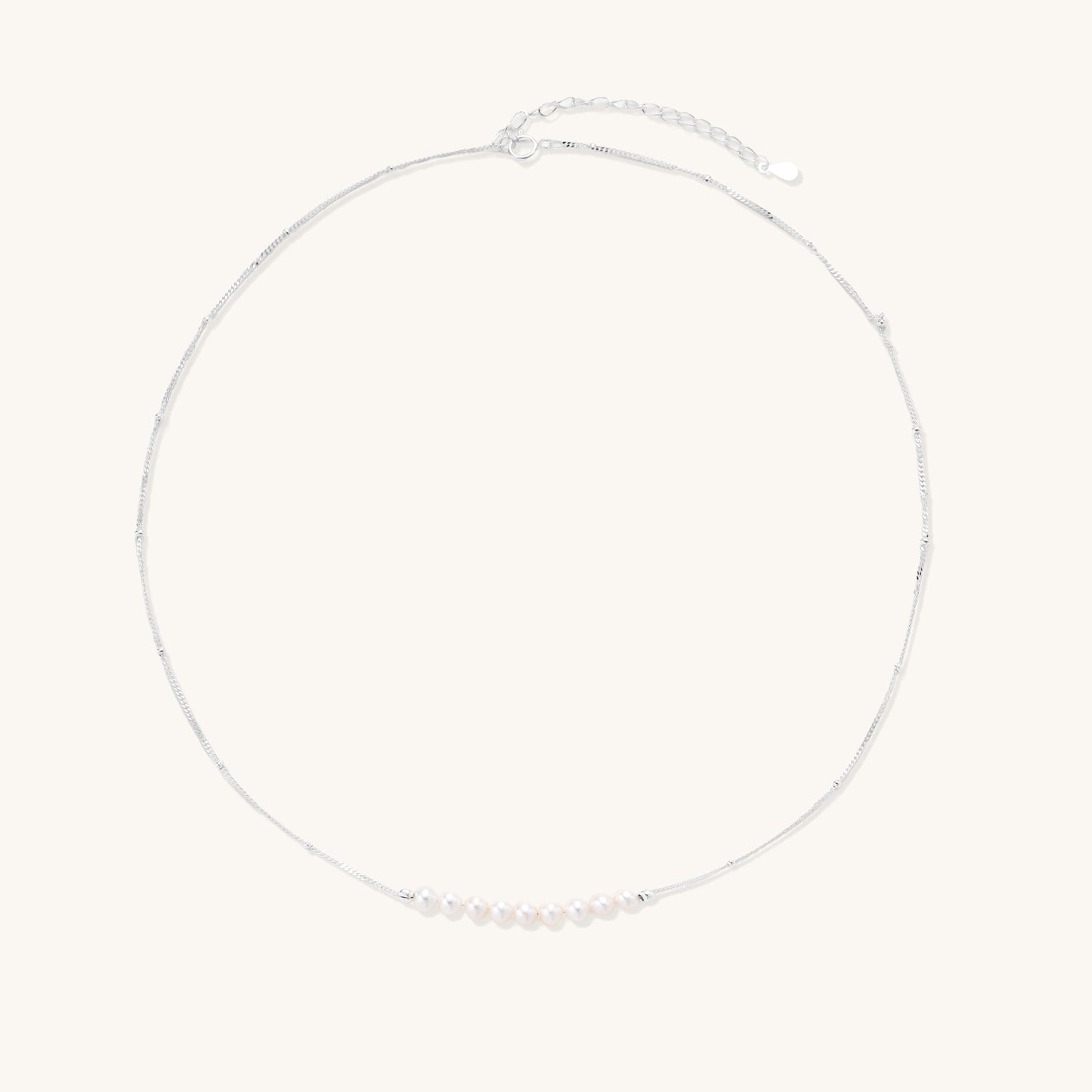 Moonlit Pearl Necklace