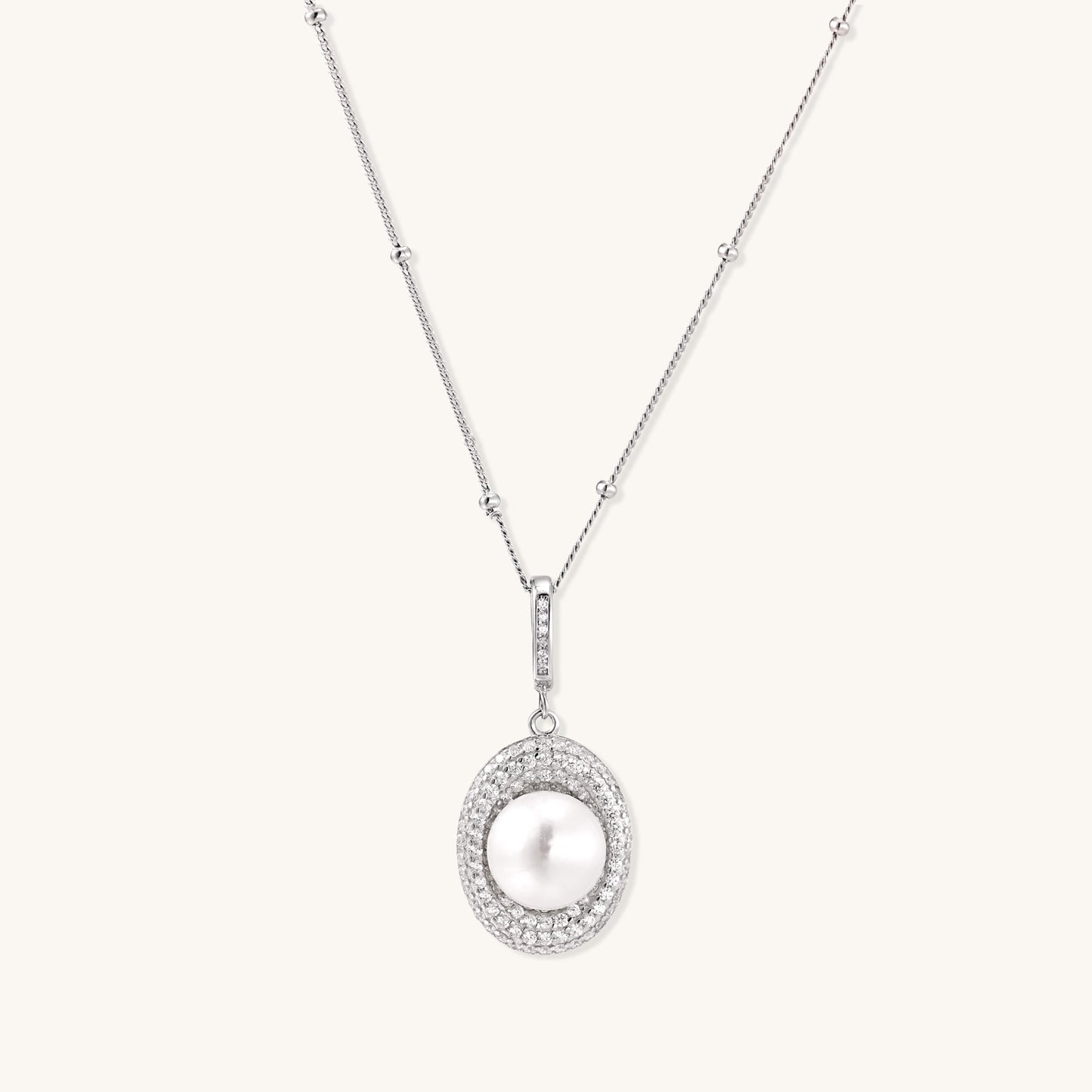 Moonlit Halo Necklace