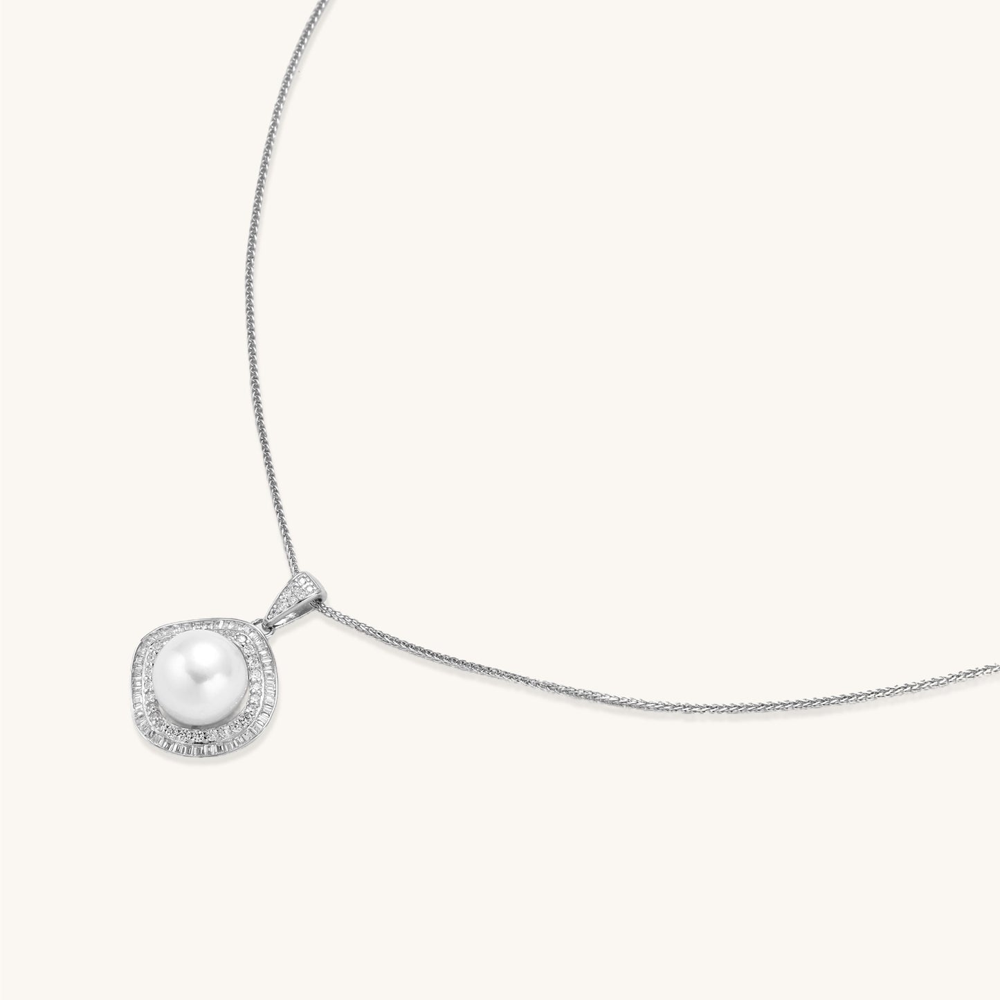 Moonbeam Halo Necklace