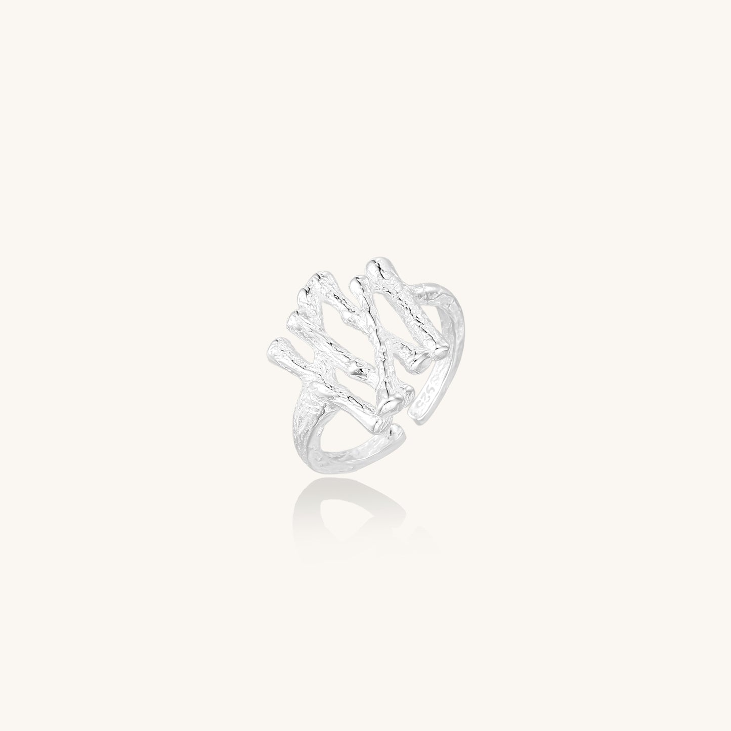 Echoes of Nature Sterling Ring
