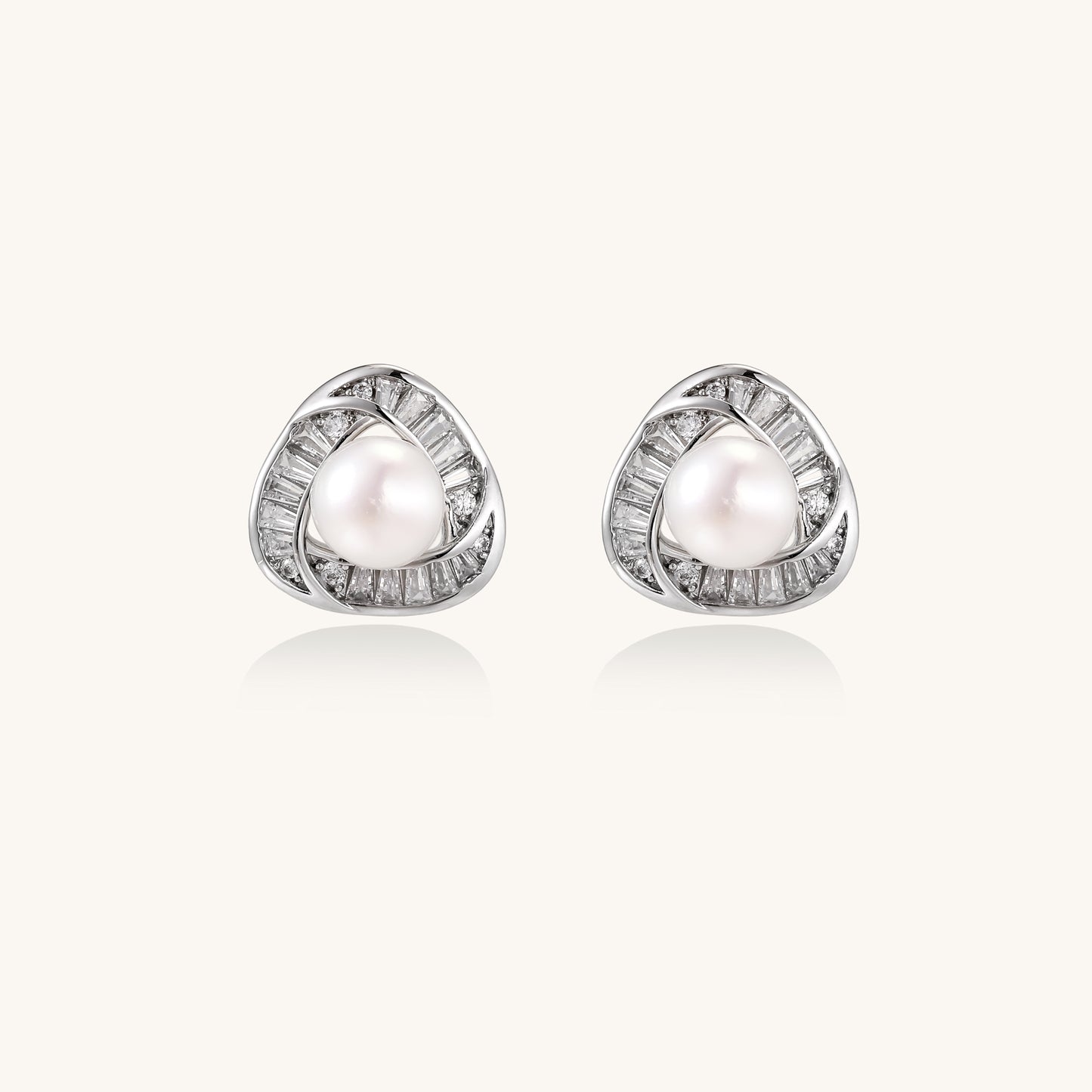 Gentle Balance Pearl Earrings