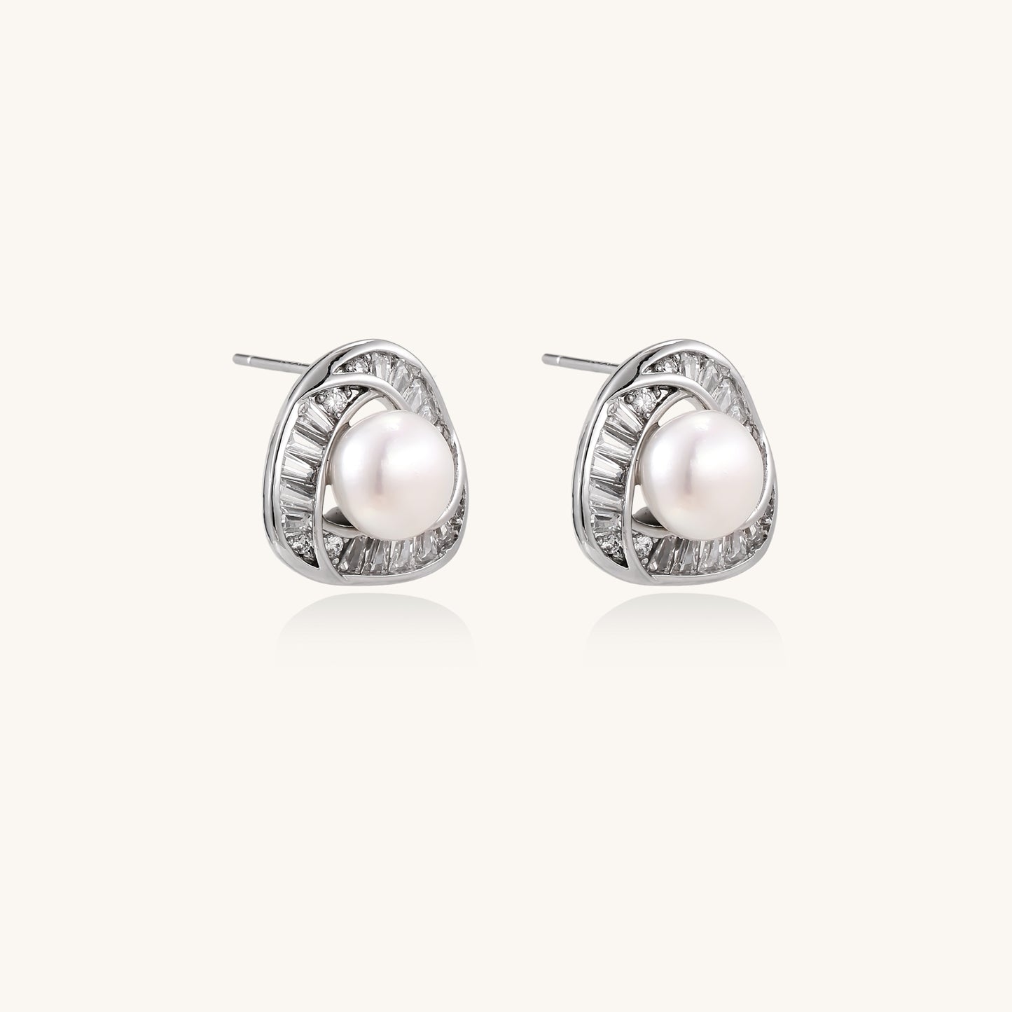Gentle Balance Pearl Earrings