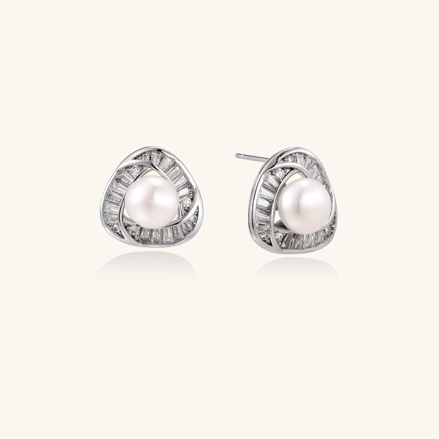 Gentle Balance Pearl Earrings