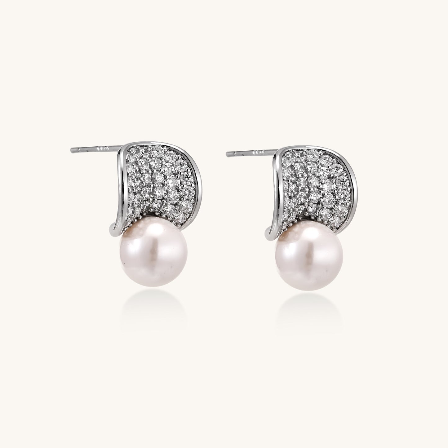 Gentle Strength Pearl Earrings