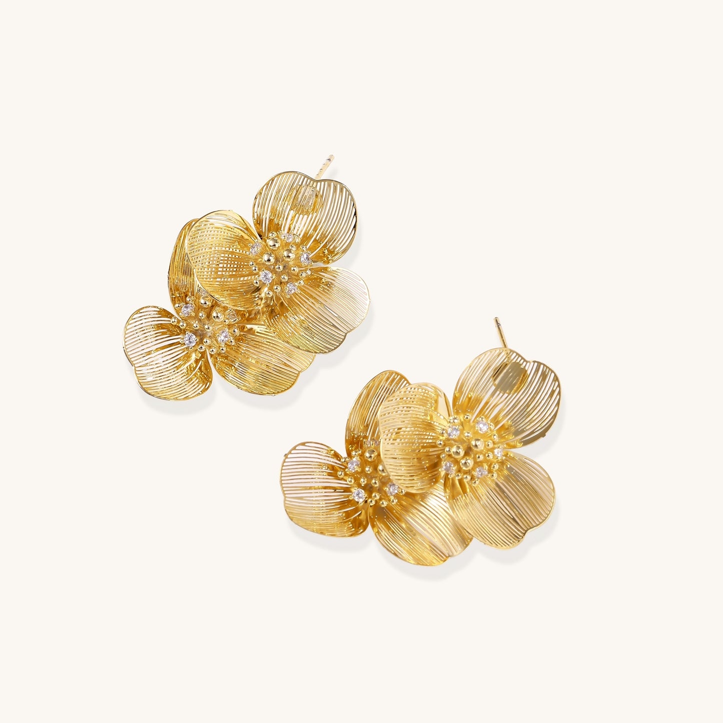 Golden Bloom Harmony Earrings