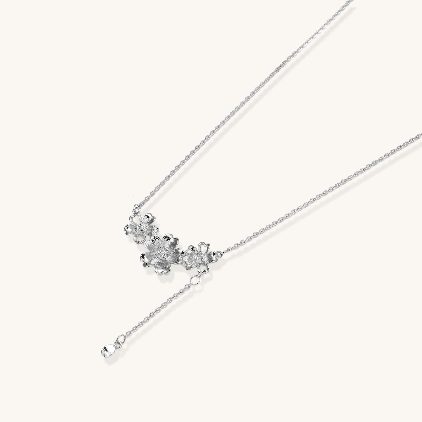 Whispers of Bloom Lariat Necklace