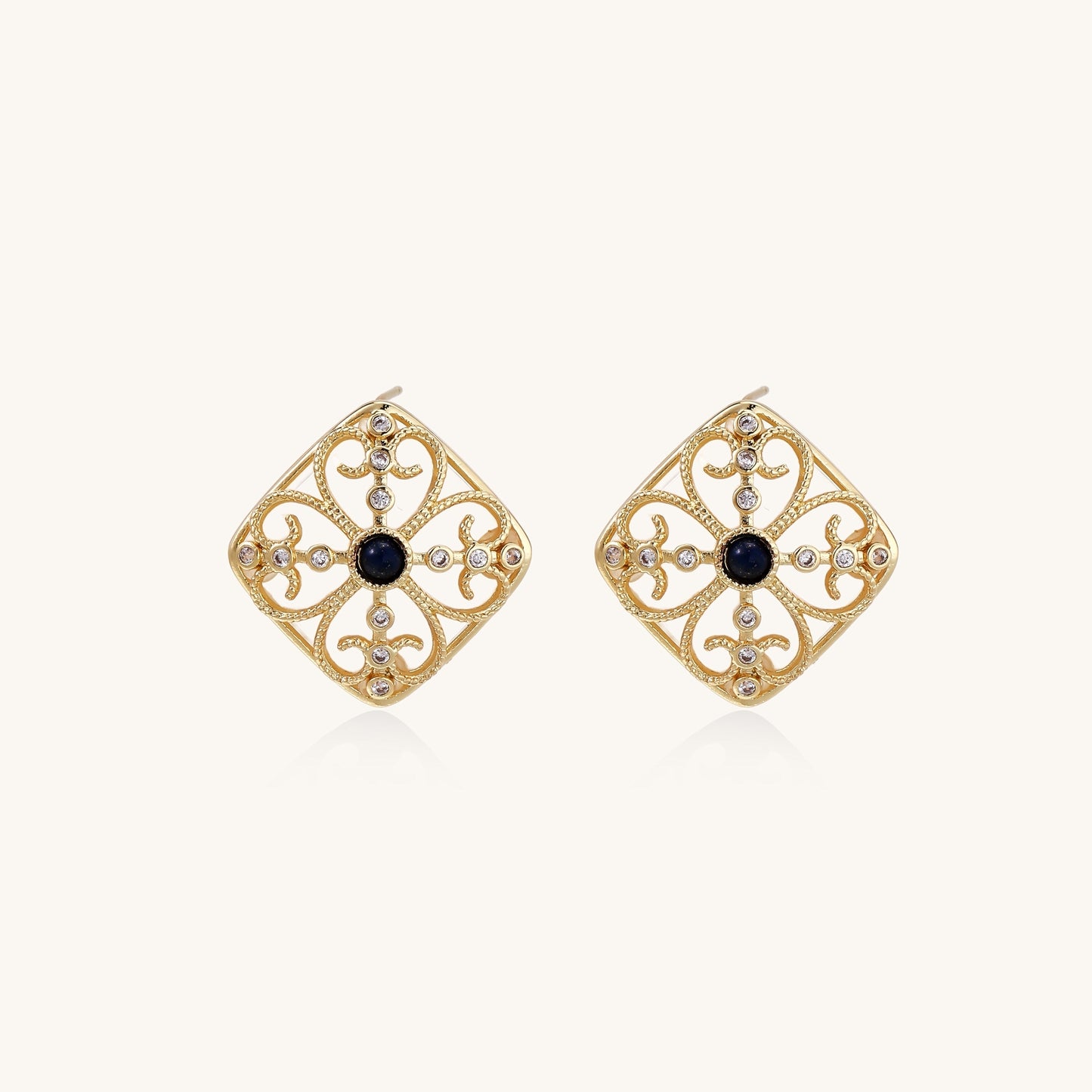 Quiet Strength Lapis Lazuli Earrings