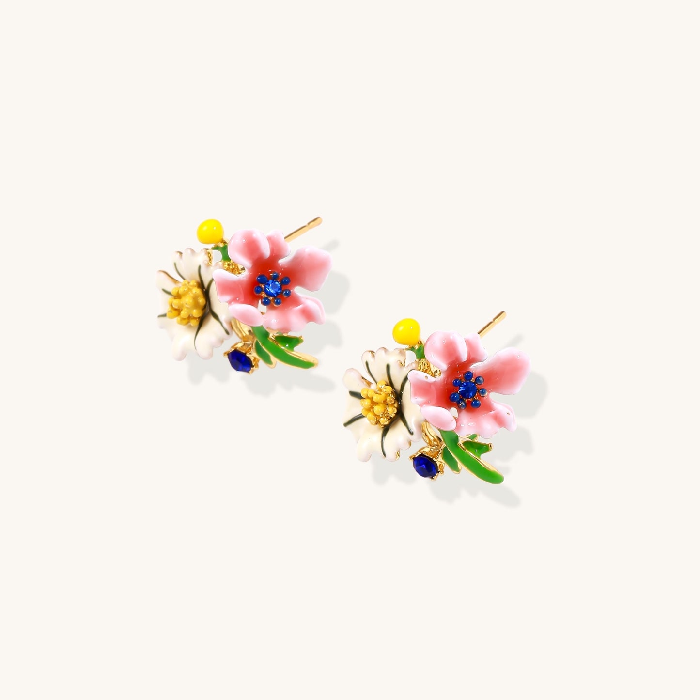 Flourish in Bloom Floral Stud Earrings