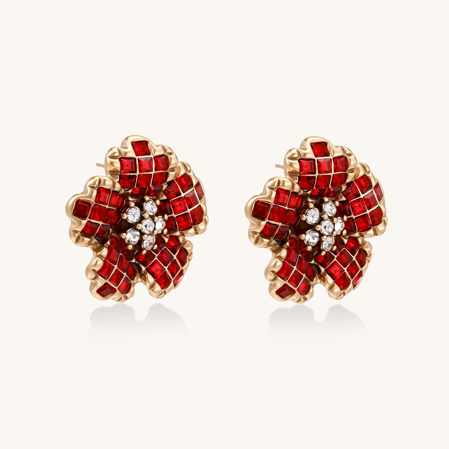 Eternal Bloom Ruby Earrings