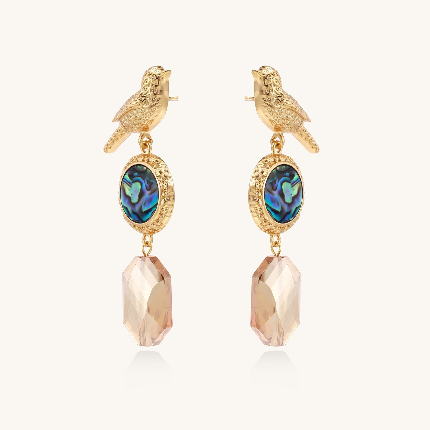 Quiet Confidence Bird Drop Earrings