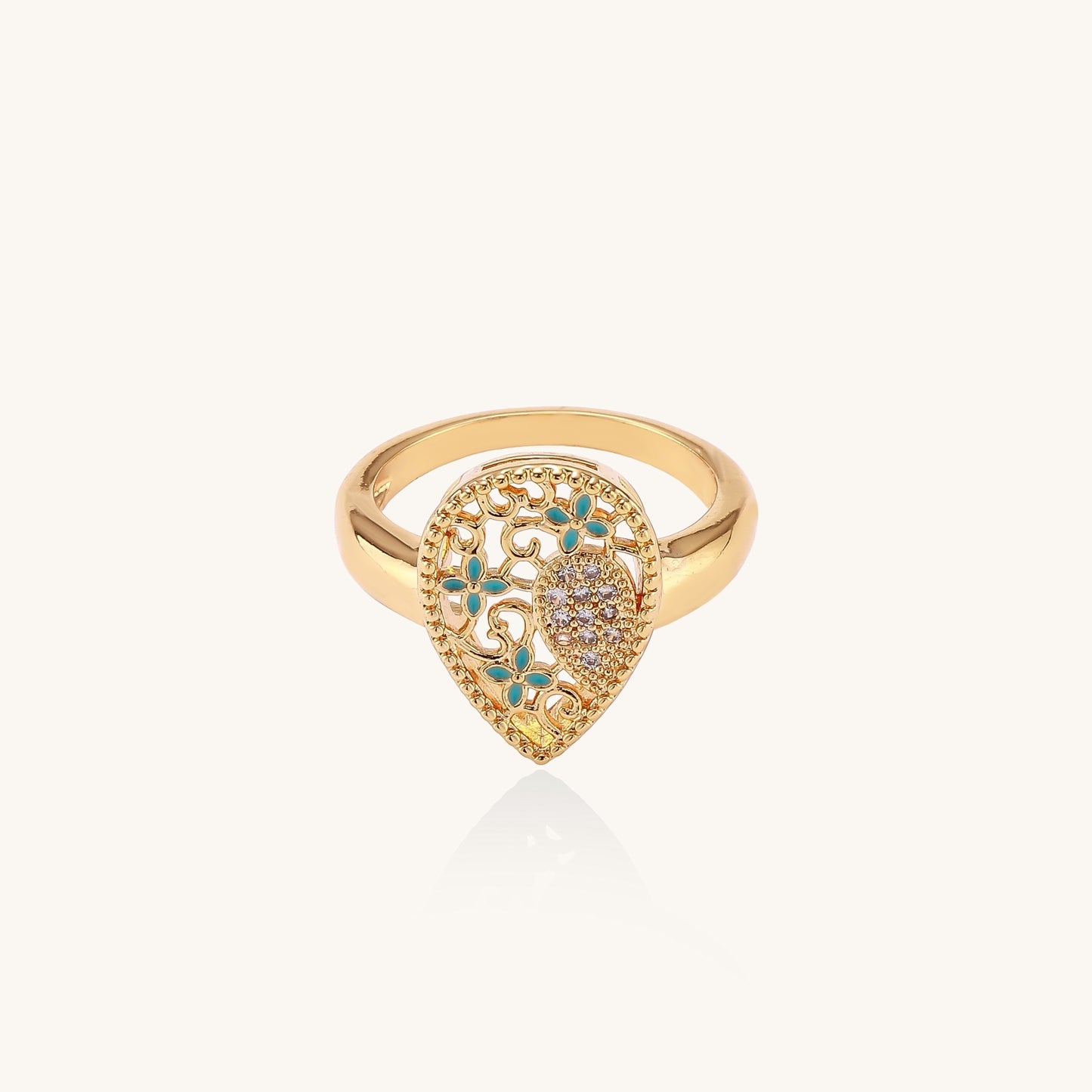 Whispering Bloom Embrace Ring