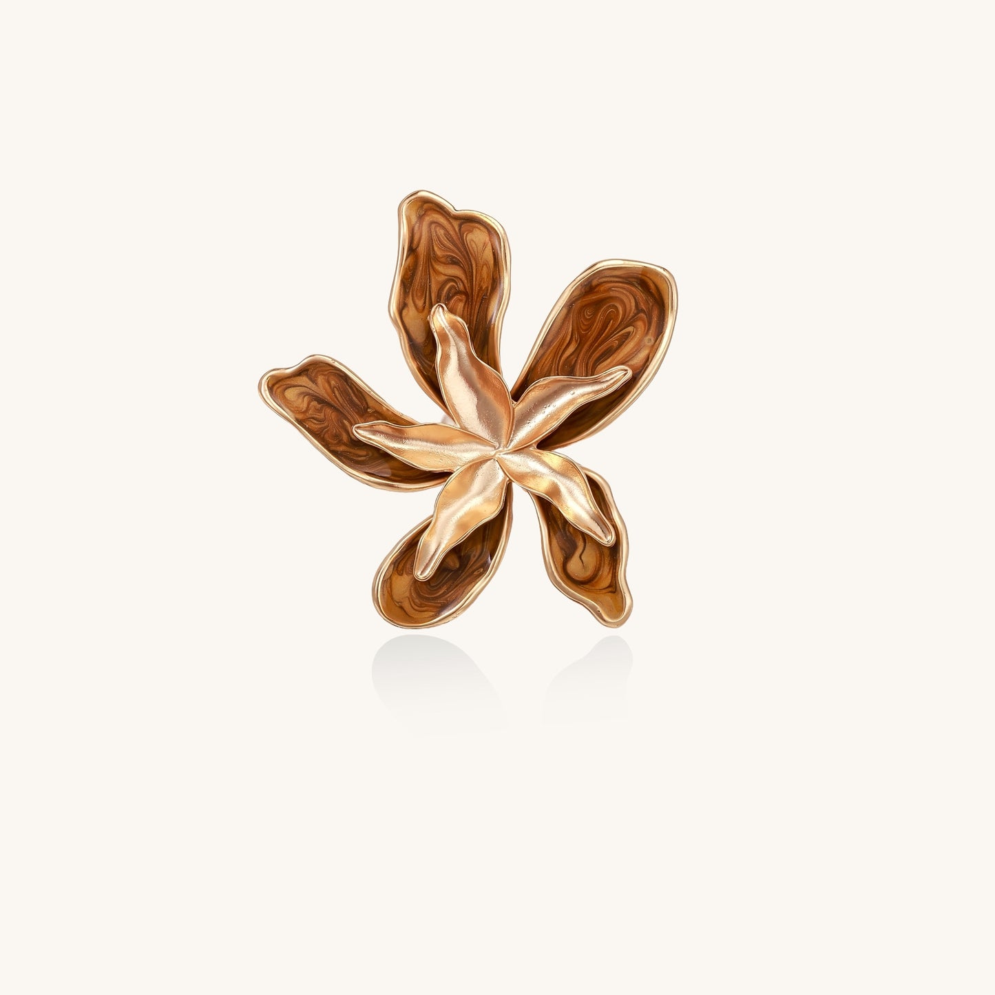 Unfolding Awakening Lily Ring