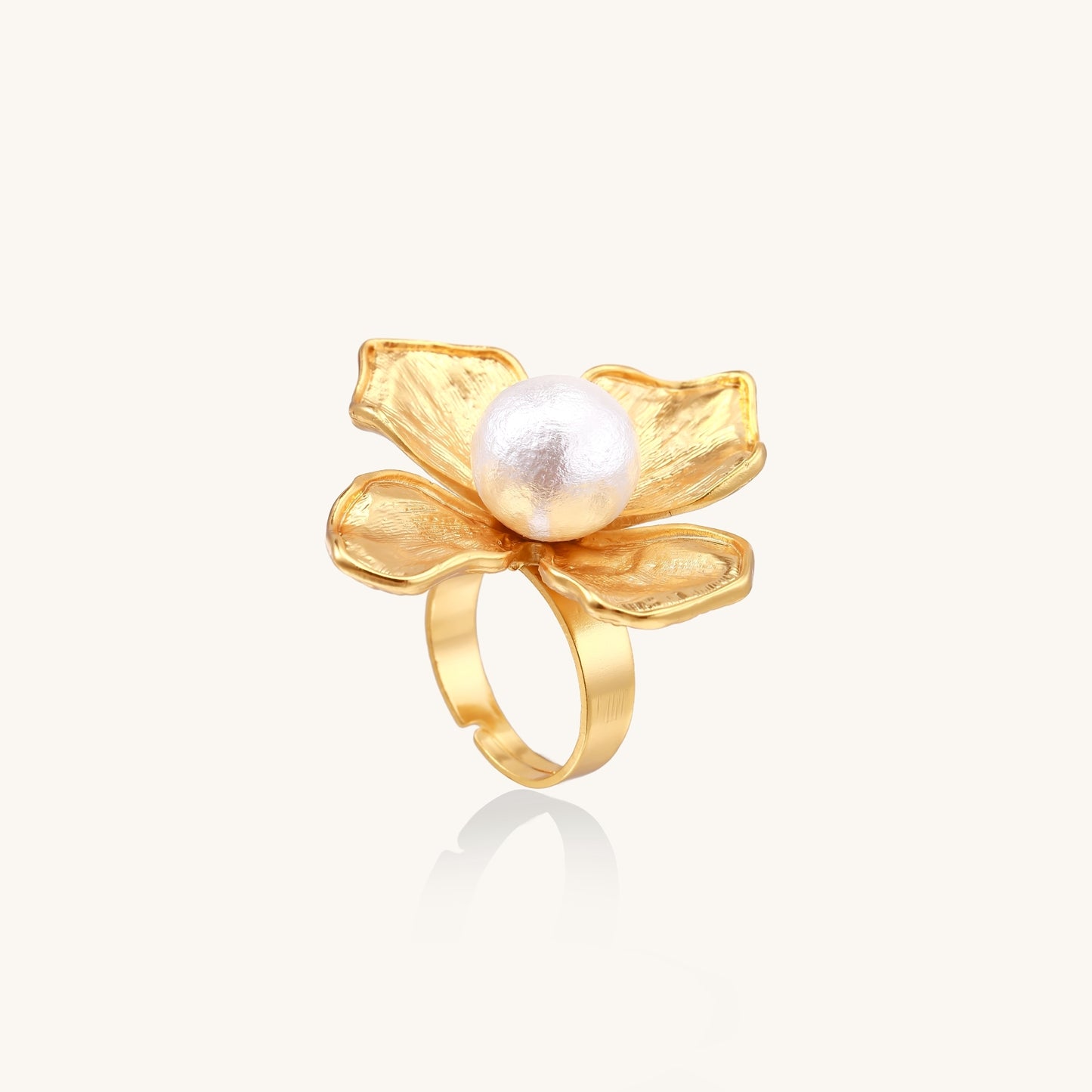 Golden Bloom Harmony Ring