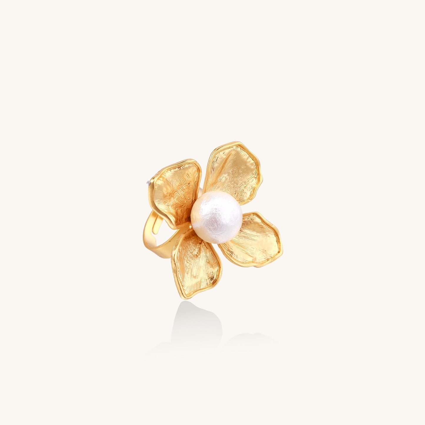 Golden Bloom Harmony Ring