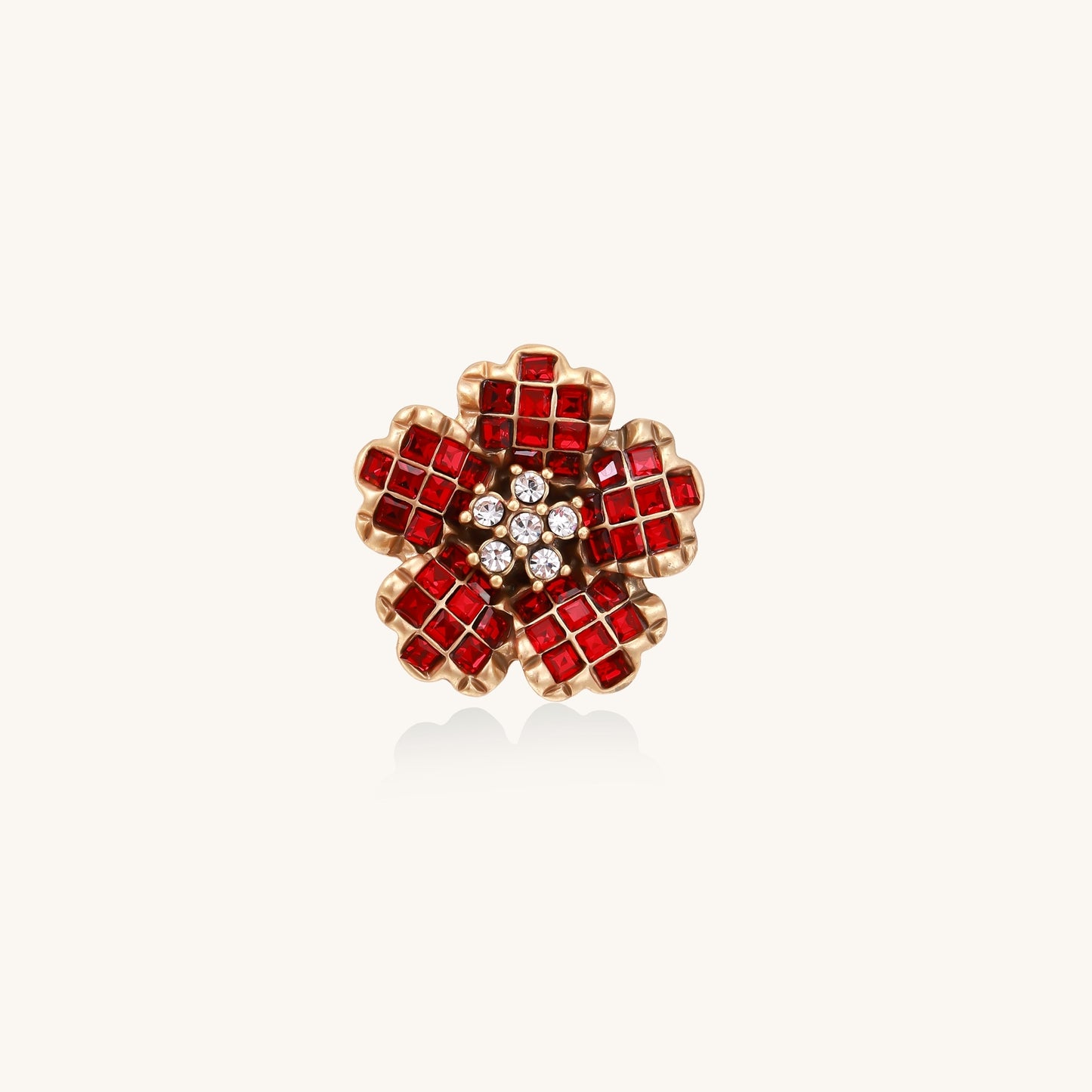 Radiant Bloom Reflection Ring