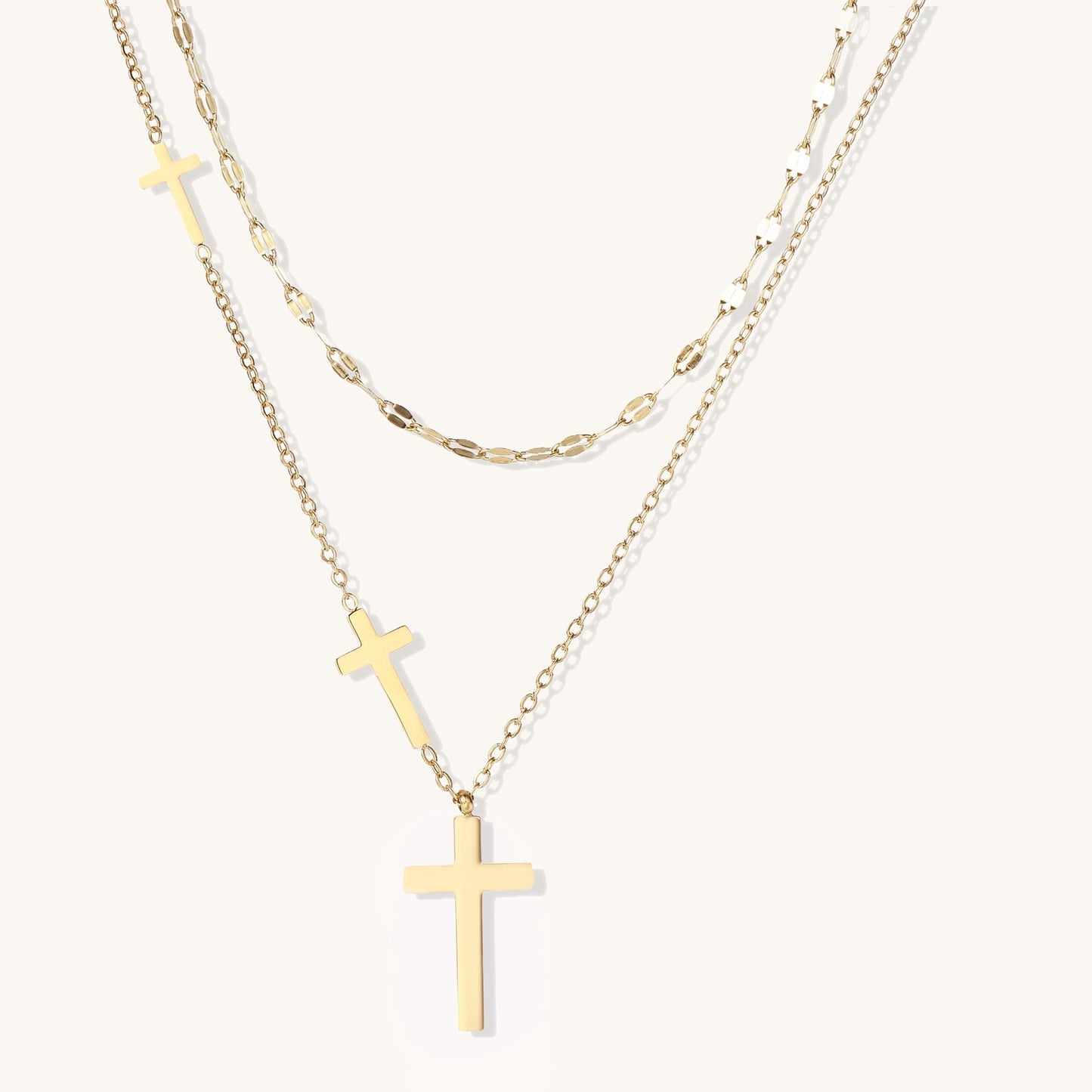 Faith in Motion Layered Necklace