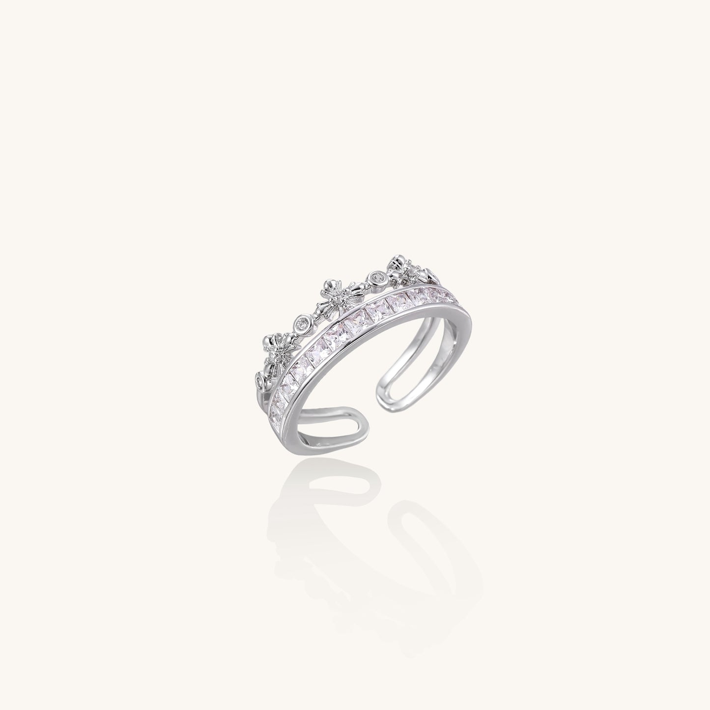 Crown of Light Adjustable Ring