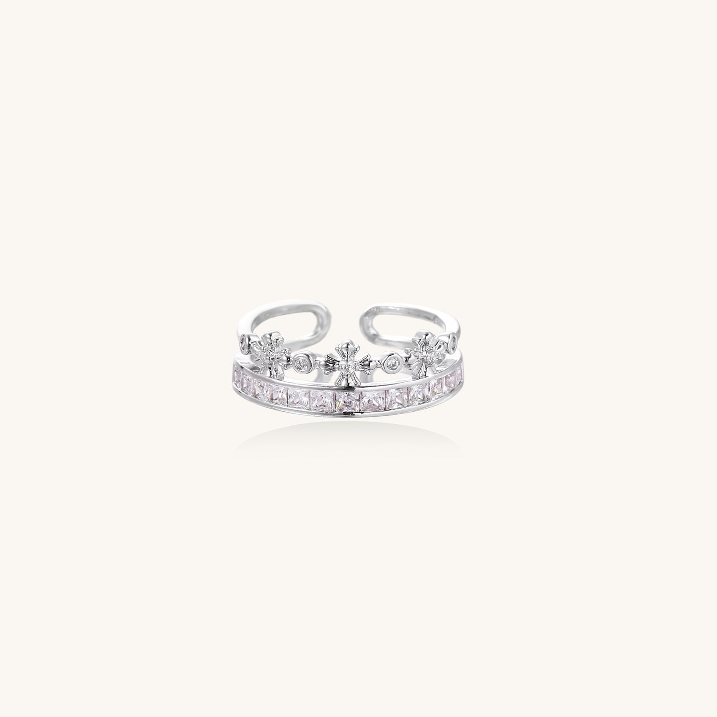 Crown of Light Adjustable Ring