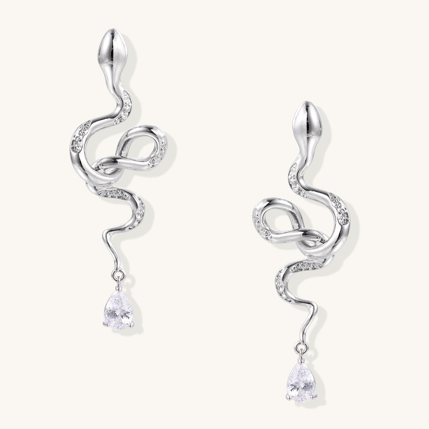 Spirit Coil Teardrop Earrings