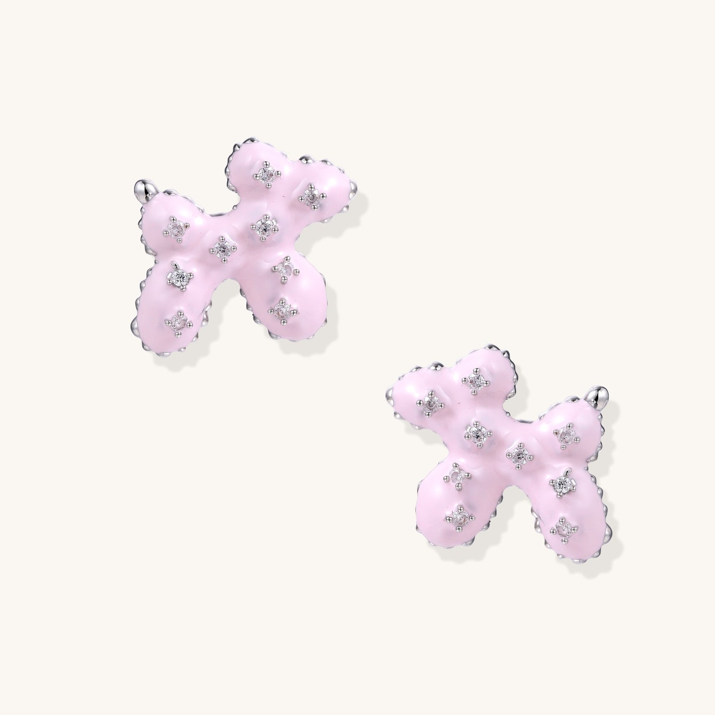 Soft Bloom Crystal Earrings