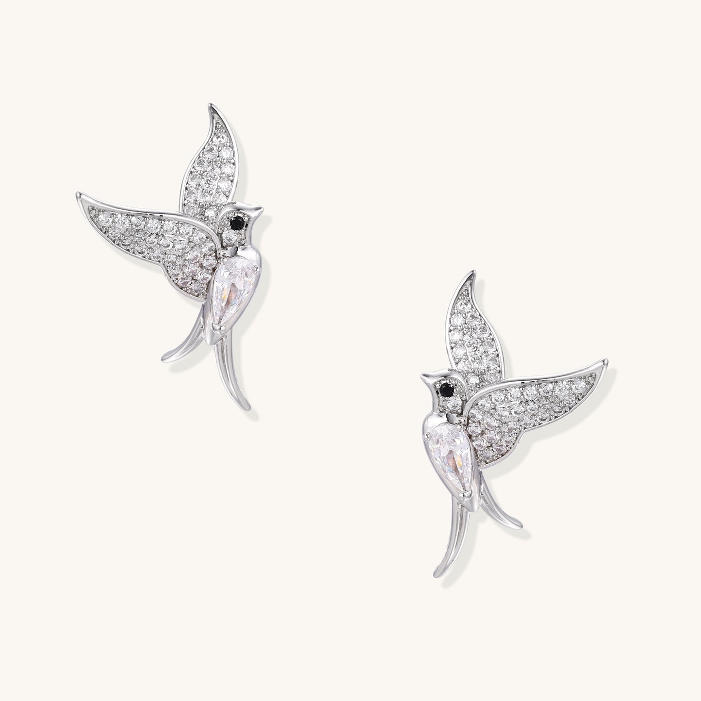 Wings of Light Diamond Earrings