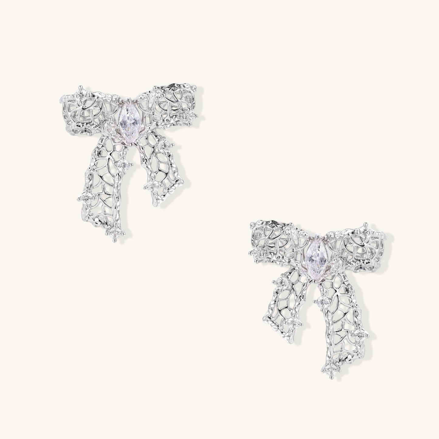 Ethereal Bow Harmony Earrings