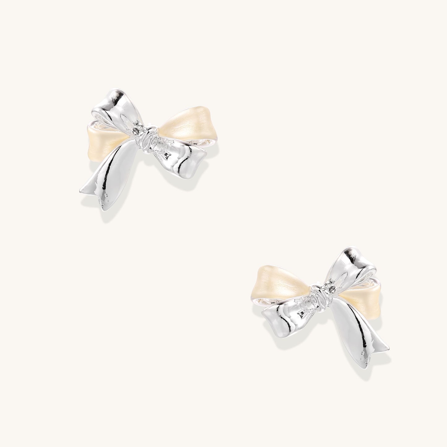 Soft Strength Bow Earrings
