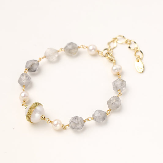 Where Clarity Meets Soft Wisdom Bracelet