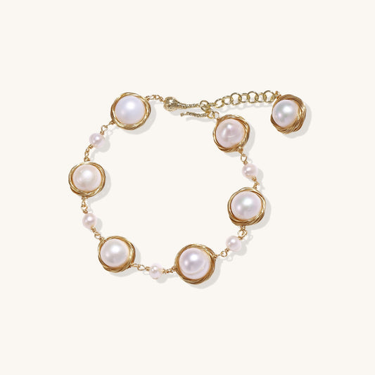 Where Softness Meets Strength Pearl Bracelet