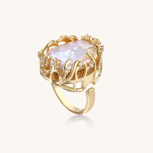 Self-Acceptance Reminder Pearl Ring