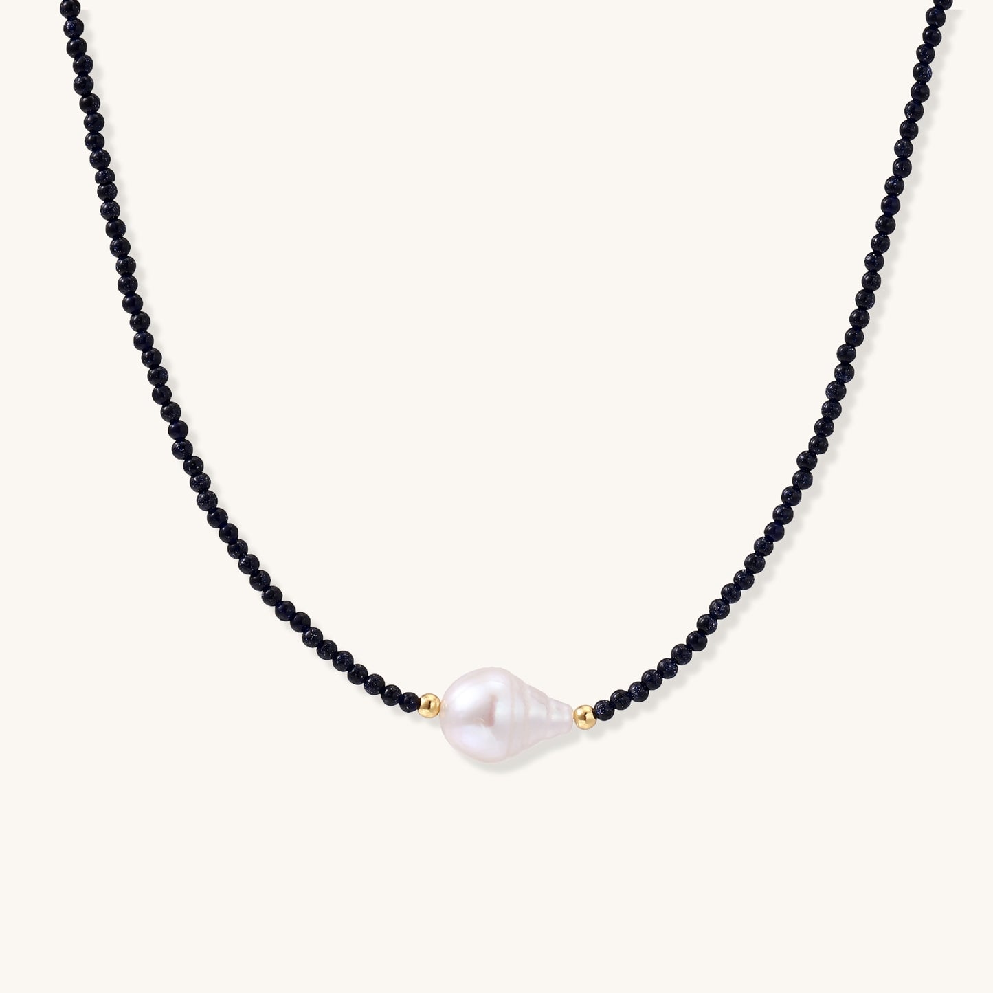 Midnight Pearl Necklace