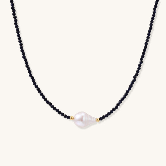 Midnight Pearl Necklace