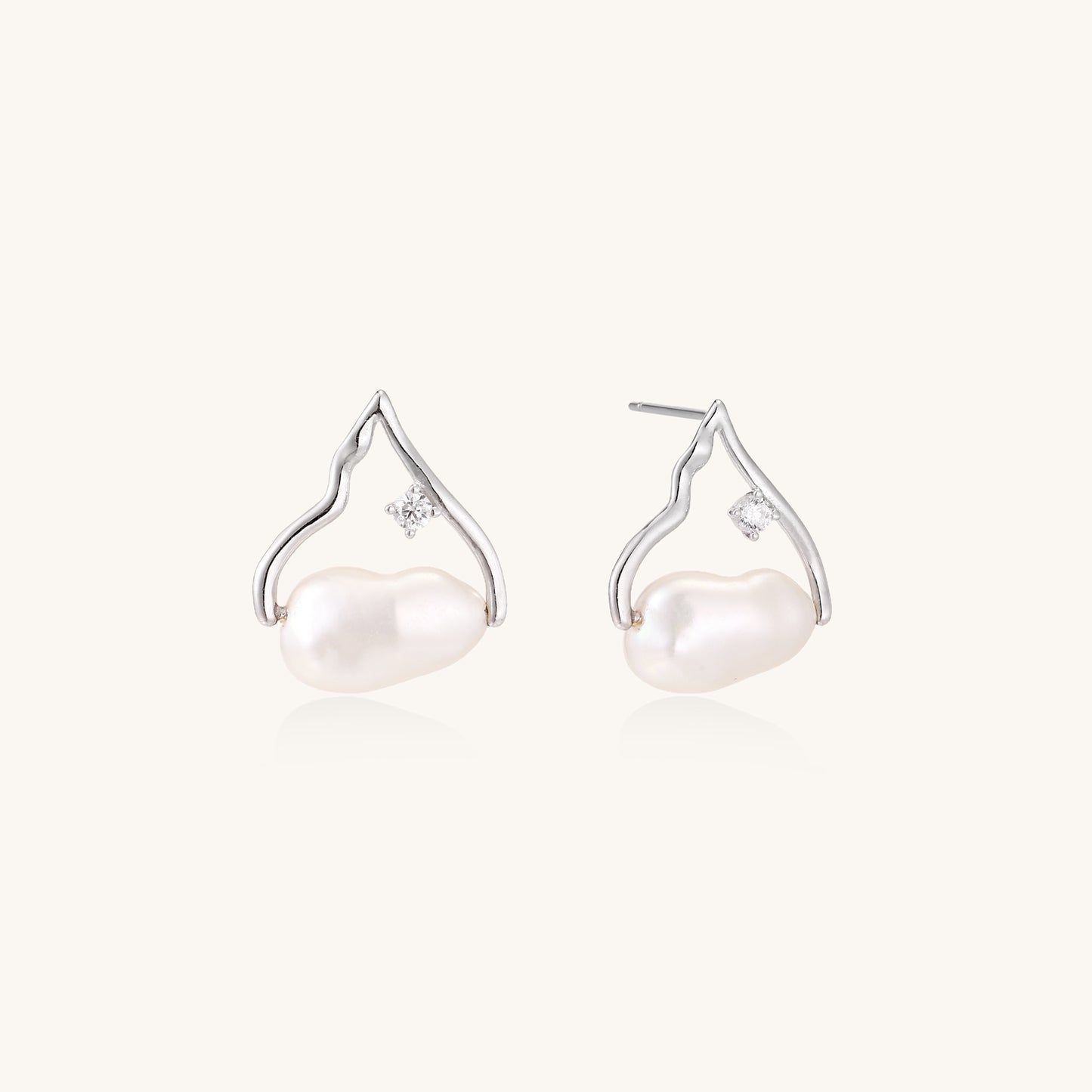 Moonbeam Teardrop Earrings