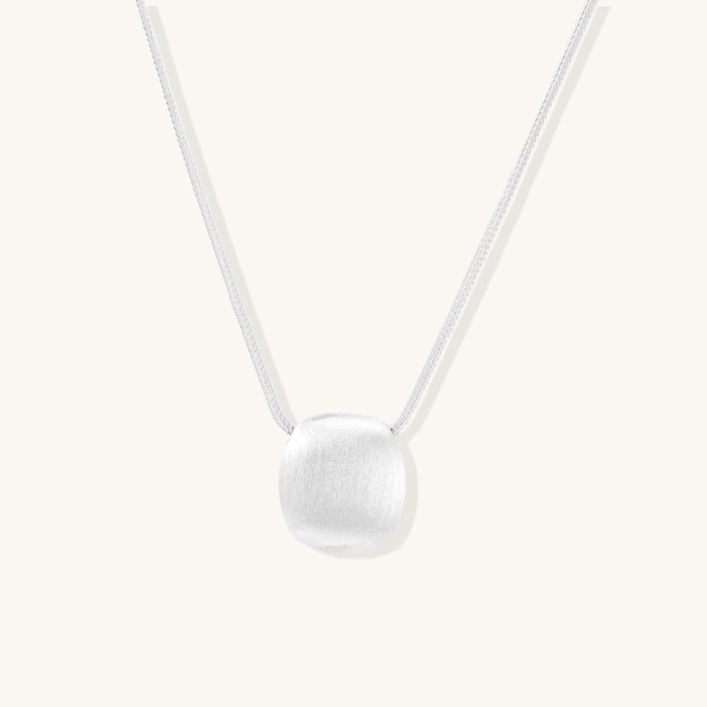 Soft Strength Sterling Pendant Necklace