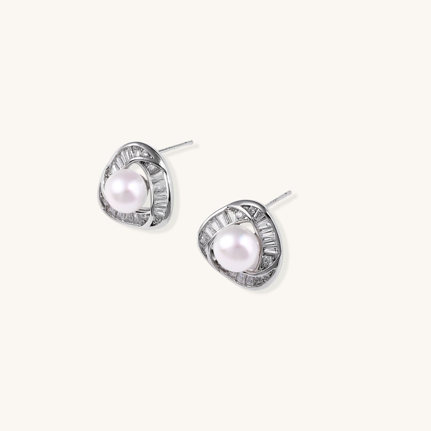 Gentle Balance Pearl Earrings