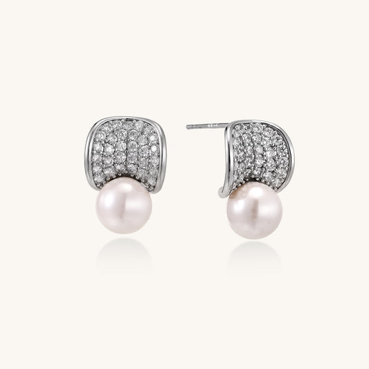 Gentle Strength Pearl Earrings