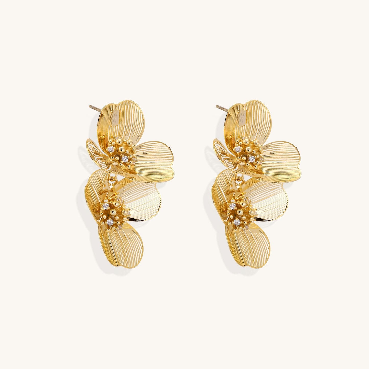 Golden Bloom Harmony Earrings