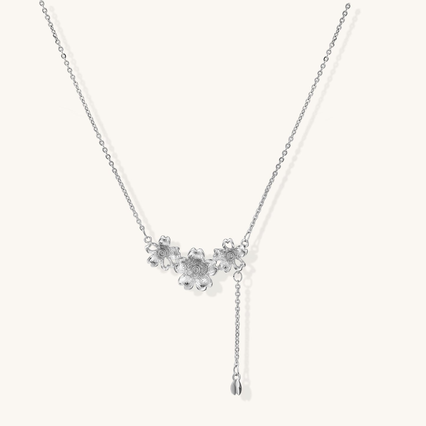 Whispers of Bloom Lariat Necklace