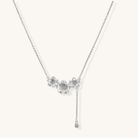 Whispers of Bloom Lariat Necklace